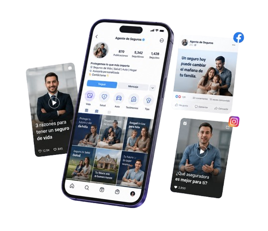 Contenido con IA publicado en Instagram y Facebook